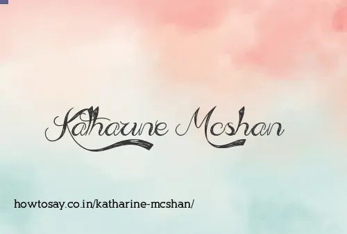 Katharine Mcshan