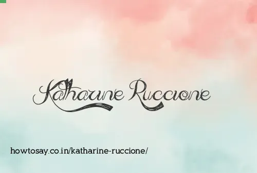 Katharine Ruccione