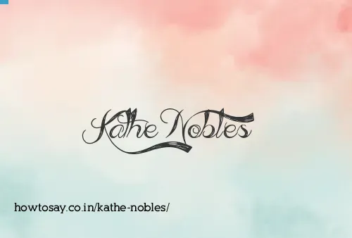 Kathe Nobles