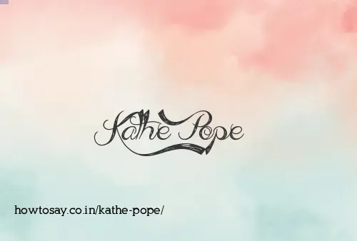 Kathe Pope