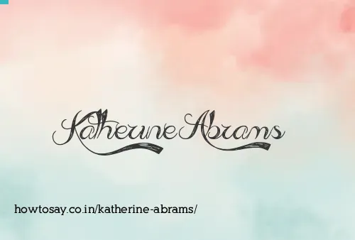 Katherine Abrams