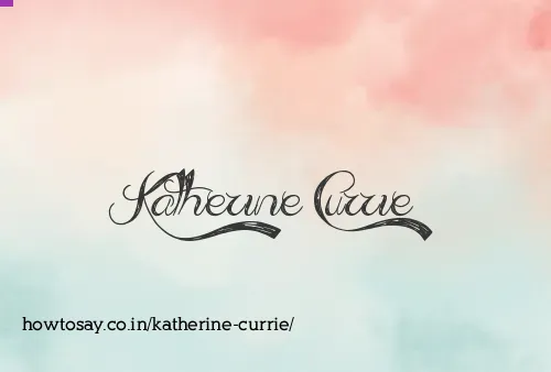 Katherine Currie