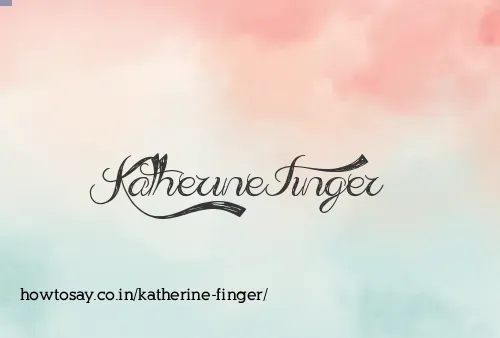 Katherine Finger