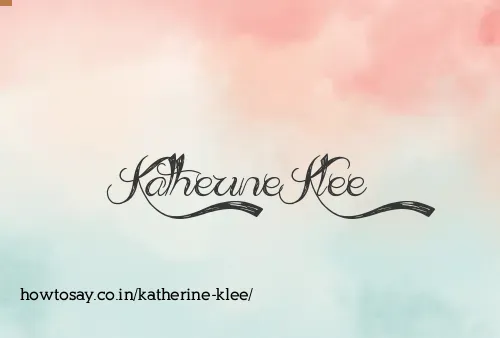Katherine Klee