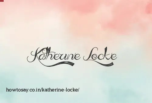 Katherine Locke