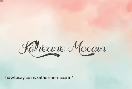 Katherine Mccain