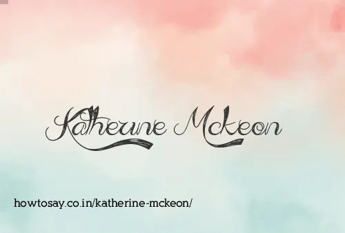 Katherine Mckeon