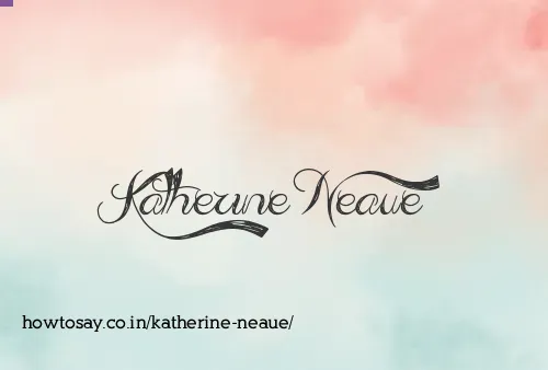 Katherine Neaue