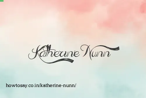 Katherine Nunn