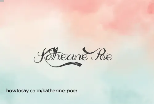 Katherine Poe