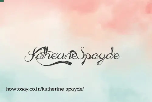Katherine Spayde