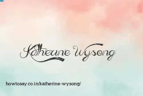 Katherine Wysong