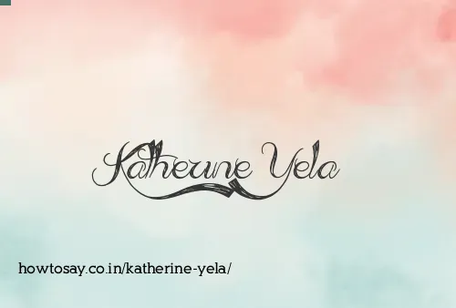Katherine Yela