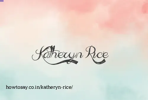 Katheryn Rice