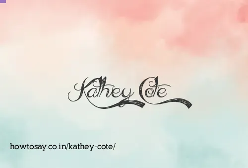 Kathey Cote