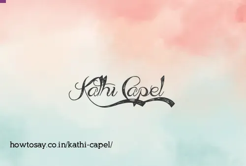 Kathi Capel