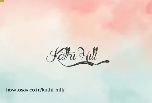 Kathi Hill