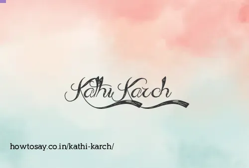 Kathi Karch