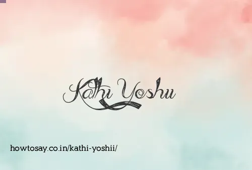 Kathi Yoshii