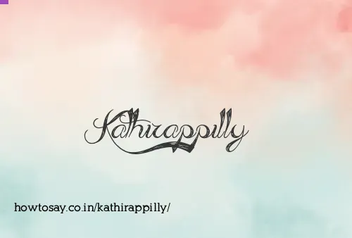 Kathirappilly