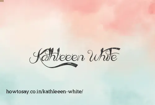 Kathleeen White
