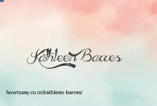 Kathleen Barres