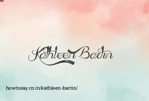 Kathleen Bartin