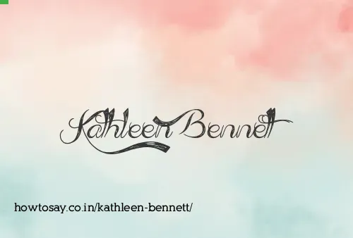 Kathleen Bennett