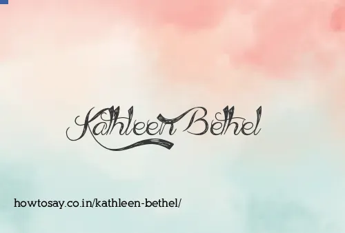 Kathleen Bethel