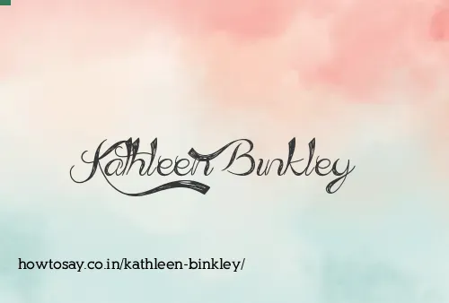 Kathleen Binkley