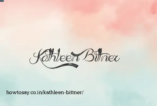 Kathleen Bittner