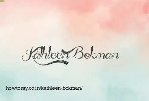 Kathleen Bokman
