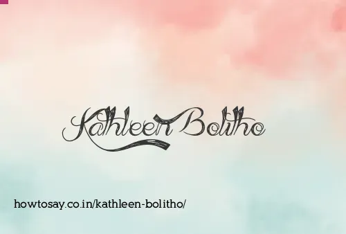 Kathleen Bolitho