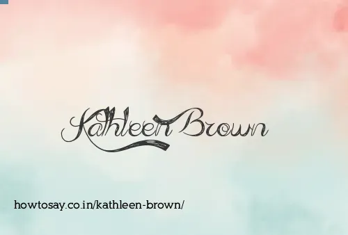 Kathleen Brown