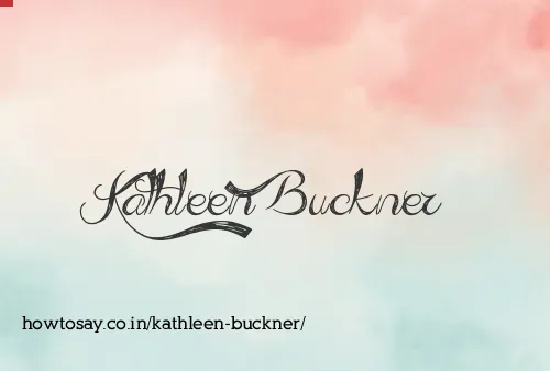 Kathleen Buckner