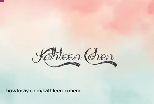 Kathleen Cohen