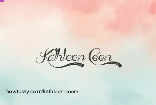 Kathleen Coon
