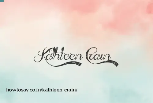 Kathleen Crain