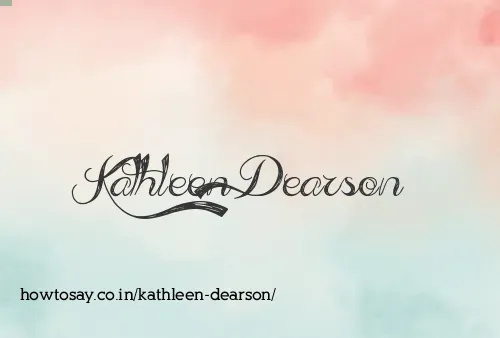 Kathleen Dearson