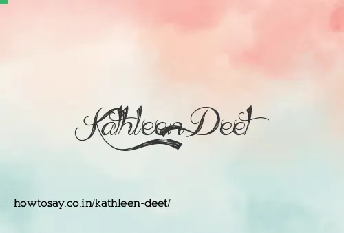 Kathleen Deet