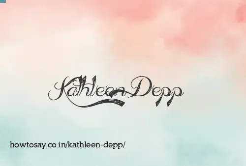 Kathleen Depp