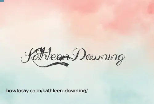 Kathleen Downing