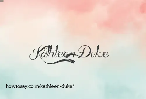 Kathleen Duke