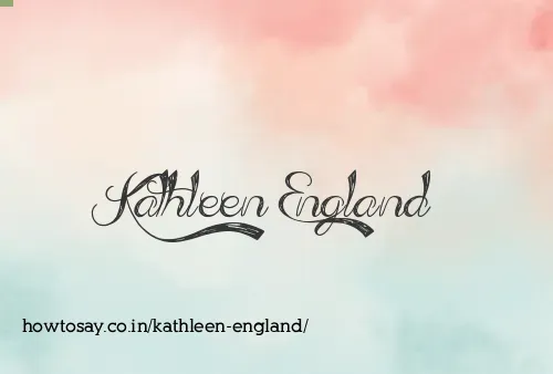 Kathleen England