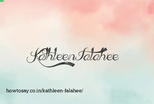 Kathleen Falahee