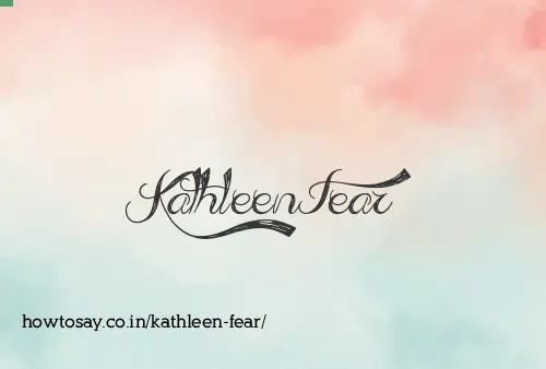 Kathleen Fear