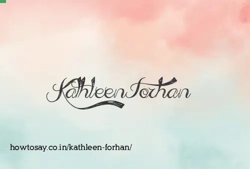 Kathleen Forhan