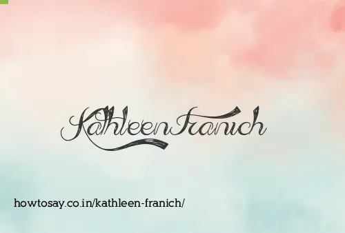 Kathleen Franich