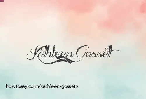 Kathleen Gossett