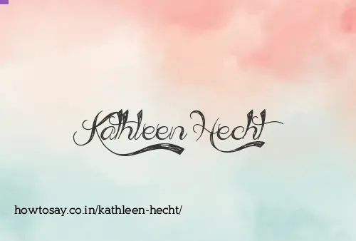 Kathleen Hecht